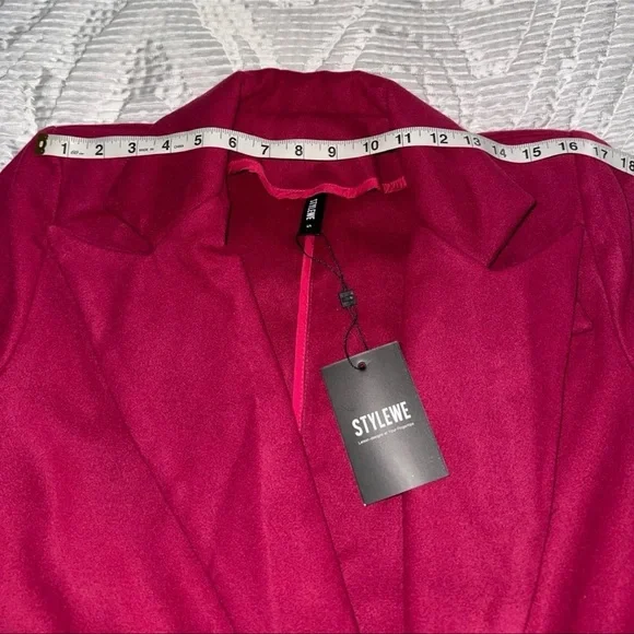 Hot Pink Peacoat - Picture 5 of 5